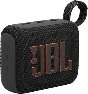 JBL, Caixa de Som, Go 4, Bluetooth, Portátil, Auracast, À Prova D'água e Poeira - Preta - Produto 1 mais recomendado com 4.9 estrelas