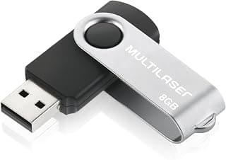 Pen Drive Twist 8Gb Usb Leitura 10Mbs Gravação 3Mbs Preto Multi - PD587 - Produto 1 mais recomendado com 4.7 estrelas