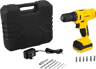 Vonder, Parafusadeira/Furadeira A Bateria, 12 V, Fonte De Carregamento Bivolt Automática, Pfv 120. - Produto 4 mais recomendado com 4.8 estrelas