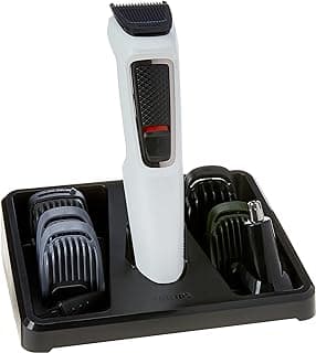 Aparador de Pelos 7 em 1 Philips MG3721/77 Series 3000 Bivolt - Máquina de barba com 7 Acessórios - Produto 4 mais recomendado com 4.7 estrelas