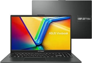 Notebook ASUS VivoBook Go 15, AMD RYZEN 5 7520U, 8GB, 256GB SSD, KeepOS, Tela 15,6" FHD, Mixed Black - E1504FA-NJ731 - Produto 5 mais recomendado com 4.6 estrelas