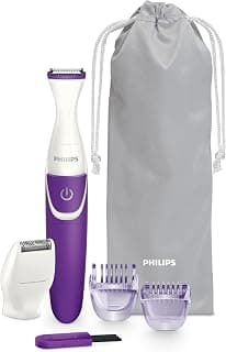 Aparador Elétrico Feminino Philips Essencial BRT383/15 para Pelos Intimos com Cabeça de Corte e 2 Pentes - Produto 4 mais recomendado com 4.5 estrelas