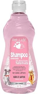 Shampoo Tutti Frutti Pet Life Cães e Gatos 540 mL - Produto em review com 4.5 estrelas e 1.500 avaliações