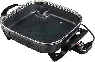 Agratto Panela eletrica Mangiare APEQ01l-01 preta quadrada 30cm 1500W 127V - Produto 7 mais recomendado com 4.2 estrelas