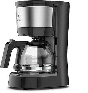 Cafeteira Elétrica Electrolux inox filtro permanente removivel corta pingos capacidade 600ml 15 xicaras função manter aquecido sistema ECM10 220v - Produto 8 mais recomendado com 4.6 estrelas