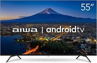 SmartTV Aiwa 55” Android, 4K, Borda Ultrafina, Dolby Vision & Atmos - AWS-TV-55-BL-01 TV 55" ANDROID - BORDA INFINITA AWS-TV-55-BL-01 BIVOLT - Produto 7 mais recomendado com 4.3 estrelas