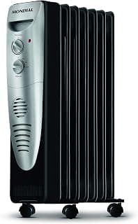 Aquecedor a Óleo, Mondial, Preto/Prata, 1500W, 110V - A-06 - Produto 6 mais recomendado com 4.4 estrelas