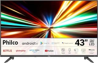 Smart TV 43" Philco Android TV Full HD Borda Infinita P43EAA - Produto 10 mais recomendado com 4.2 estrelas