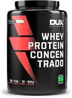 Whey Protein Concentrado Chocolate Branco Pote 900g – Contribui para o Ganho Muscular Hipertrofia – Dux Human Health - Produto 1 mais recomendado com 4.7 estrelas