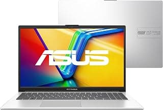 Notebook ASUS Vivobook Go 15, Intel Core i3 N305, 4GB, 128GB SSD, W11 Home, Tela 15.6" FHD Cool Silver - E1504GA-NJ440W - Produto em review com 4.7 estrelas e 366 avaliações