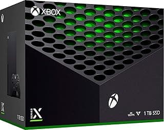 X Box Console 2022 mais recente X-Box Series X 1TB SSD console de videogame com um controlador sem fio, 16 GB GDDR6 RAM, 8x núcleos Zen 2 CPU, RDNA 2 G - Produto 9 mais recomendado com 4.4 estrelas