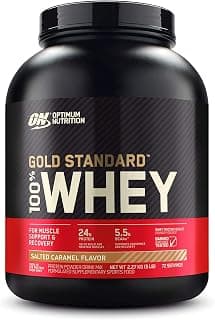 Gold Standard 100% Whey Protein 2,27kg On Optimum Nutrition - Salt caramel - Produto 9 mais recomendado com 4.2 estrelas