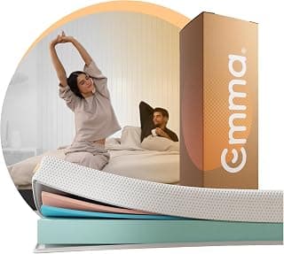 Colchão Queen Emma One Plus - Firme com tecnologia alemã, 100 noites de teste e 10 anos de garantia. - Produto 4 mais recomendado com 4.7 estrelas