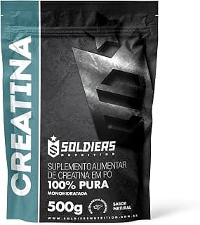 Soldiers Nutrition Creatina Monohidratada 500g - Produto 8 mais recomendado com 4.7 estrelas