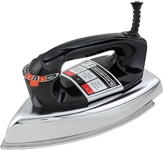 BLACK+DECKER Ferro de Passar Roupa a Seco VFA1110TM2 1100W Preto 110V - Produto 1 mais recomendado com 4.7 estrelas