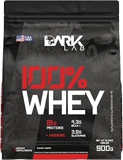 Whey 100% Concentrado Refil 900G Morango Dark Lab - Produto 6 mais recomendado com 4.6 estrelas