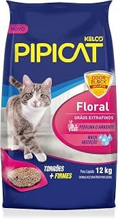 Pipicat Granulado Sanitario Floral 12 kg - Produto 2 mais recomendado com 4.8 estrelas