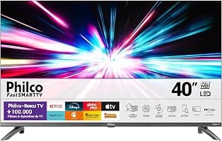 Smart TV 40” Philco Roku TV LED Dolby Audio PTV40M9GR2CGB - Produto 2 mais recomendado com 4.4 estrelas