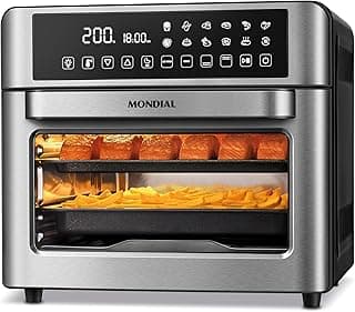 Fritadeira Air Fryer Forno Oven Digital 25L, Mondial, Preto/Inox, 2000W, 110V - AFO-25L-BI - Produto 6 mais recomendado com 4.6 estrelas
