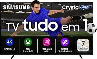 Samsung Smart TV 50" Crystal UHD 4K U8600F 2025 - Produto 8 mais recomendado com 4.7 estrelas