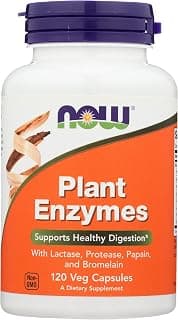 Enzimas Digestivas de Plantas 120 cápsulas - NOW - Produto 4 mais recomendado com 4.7 estrelas