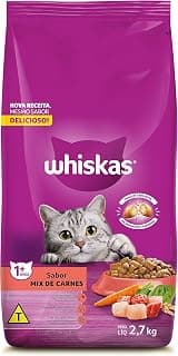 whiskas Ração Whiskas Mix De Carnes Gatos Adultos 2 7 Kg - Produto 3 mais recomendado com 4.8 estrelas