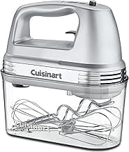 Electric Hand Mixer, 9 Speeds, Extra Long Beaters, 220W | 200W mixer electric handheld design with adjustable speed settings, dishwasher-safe beaters & a beater-eject lever, HM-90BCS - Produto 2 mais recomendado com 4.6 estrelas