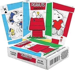 AQUARIUS Peanuts Snoopy Playing Cards - Produto 4 mais recomendado com 4.7 estrelas