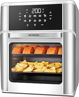 Fritadeira Air Fryer Forno Oven 12L, Mondial, Branco/Inox, 2000W, 127V - AFON-12L-WI - Produto 3 mais recomendado com 4.7 estrelas