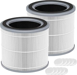 Filtro de substituição para purificador de ar Hynik Alviera HH001, filtro de ar HEPA verdadeiro 3 estágios H13 e filtro de substituição de carbono ativado de alta eficiência para purificador de ar - Produto 1 mais recomendado com 4.8 estrelas