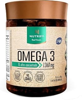 Ômega 3 1360mg (60 Cápsulas), Nutrify - Produto 4 mais recomendado com 4.8 estrelas