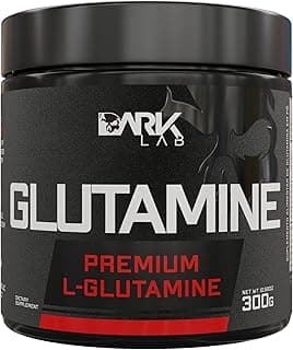 Glutamina Dark Lab 100% Pura, 300g, Recuperação Muscular e Sistema Imunológico - Produto 8 mais recomendado com 4.7 estrelas