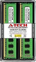 A-Tech 16GB (2x8GB) DDR3/DDR3L 1600MHz PC3L-12800 (PC3-12800) CL11 DIMM 2Rx8 1.35V 240-Pin Non-ECC UDIMM Desktop RAM Memory Modules - Produto 6 mais recomendado com 4.7 estrelas