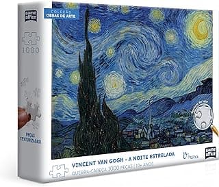 Toyster - Quebra-cabeça: Vincent Van Gogh - A Noite Estrelada - 1000 peças - Game Office - Produto 5 mais recomendado com 4.7 estrelas