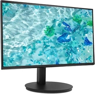 Monitor Acer CB242Y Gbipr 23.8” LED IPS 120Hz 85% de PCR Adaptive-Sync Support Pivô 90º Selo Energy star - Produto 8 mais recomendado com 5 estrelas