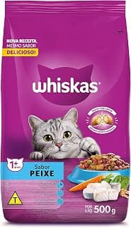 whiskas Ração Para Gatos Whiskas Peixe Adultos 500G - Produto em review com 4.8 estrelas e 3.700 avaliações