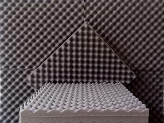 Kit de placas de isolamento acústico 5 placas 3,5mm Cinza Grafite da Casa da Espuma - Produto 4 mais recomendado com 4.3 estrelas